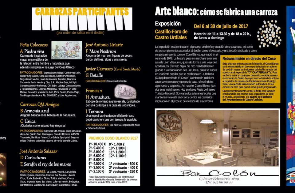 Cartel Coso Blanco
